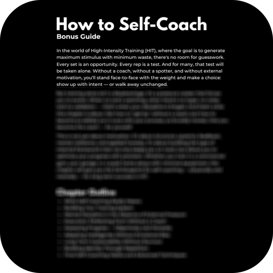 The Ultimate High Intensity Training Guide