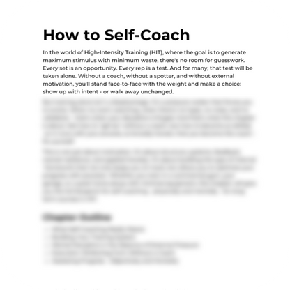 The Ultimate High Intensity Training Guide